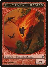 (006)《エレメンタル・シャーマントークン/Elemental Shaman Token》[LRW] 赤