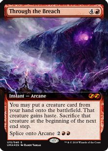 Foil】《裂け目の突破/Through the Breach》[UBT] | 日本最大級 MTG 