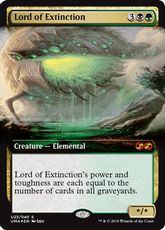 【Foil】《絶滅の王/Lord of Extinction》[UBT] 金R