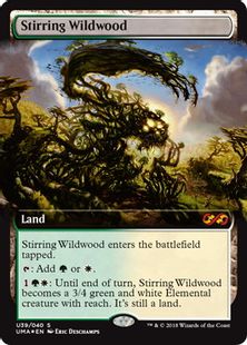 【Foil】《活発な野生林/Stirring Wildwood》[UBT]