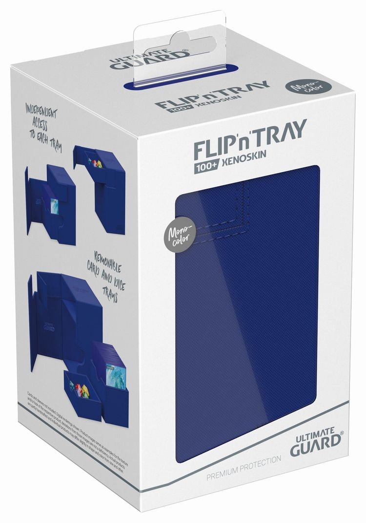 アルティメットガード社 Flip`n`Tray 100+ XenoSkin Monocolor Blue