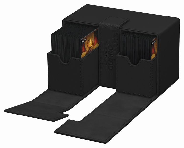アルティメットガード社 Twin Flip`n`Tray 160+ XenoSkin Monocolor Black:UGD011234