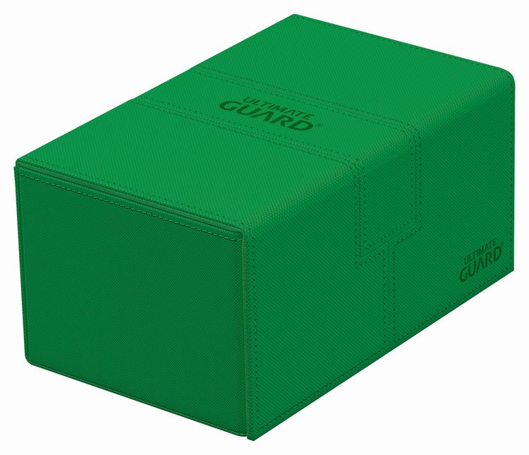 アルティメットガード社 Twin Flip`n`Tray 160+ XenoSkin Monocolor Green:UGD011238