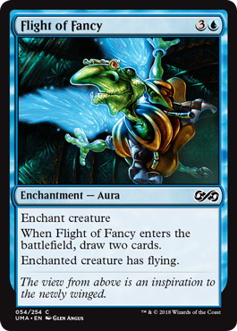 【Foil】《空想の飛行/Flight of Fancy》[UMA] 青C