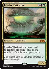 【Foil】《絶滅の王/Lord of Extinction》[UMA] 金R