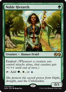 《貴族の教主/Noble Hierarch》[UMA] 緑R