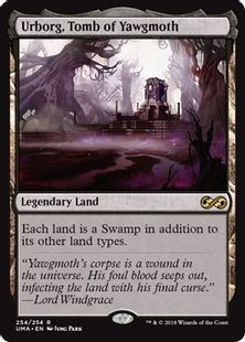 【Foil】《ヨーグモスの墳墓、アーボーグ/Urborg, Tomb of Yawgmoth》[UMA] 土地R