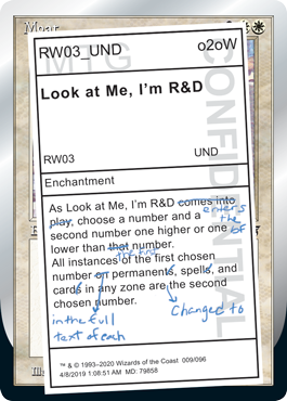 《Look at Me, I'm R&D》[UND] 白R