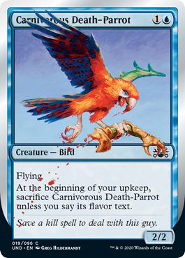 《Carnivorous Death-Parrot》[UND] 青C