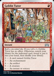 《Goblin Tutor》[UND] 赤U