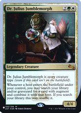 【Foil】《Dr. Julius Jumblemorph》[PWシンボル付き再版] 金R