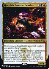 【Foil】《Grusilda, Monster Masher》[PWシンボル付き再版] 金R