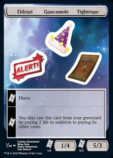(001)《Eldrazi Guacamole Tightrope》[UNF] ステッカー