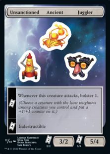 (013)《Unsanctioned Ancient Juggler》[UNF] ステッカー