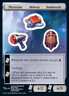 (018)《Phyrexian Midway Bamboozle》[UNF] ステッカー