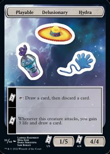 (030)《Playable Delusionary Hydra》[UNF] ステッカー