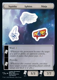 (037)《Squishy Sphinx Ninja》[UNF] ステッカー