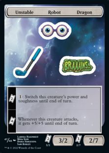 (047)《Unstable Robot Dragon》[UNF] ステッカー