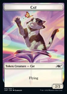 Foil】(001)《猫トークン/Cat Token》[UNF] 白 | 日本最大級 MTG通販 