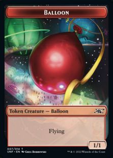 (007)《Balloonトークン/Balloon Token》[UNF] 赤