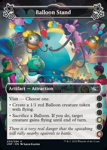 (200c)《Balloon Stand》(④⑥)[UNF] 茶U