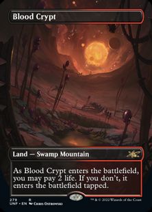 (279)■ボーダーレス■《血の墓所/Blood Crypt》[UNF-BF] 土地R