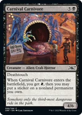 《Carnival Carnivore》[UNF] 黒C
