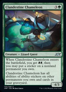 《Clandestine Chameleon》[UNF] 緑U