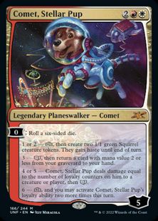 【Foil】《Comet, Stellar Pup》[UNF] 金R