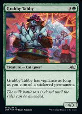 【Foil】《Grabby Tabby》[UNF] 緑C