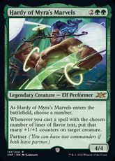 【Foil】《Hardy of Myra's Marvels》[UNF] 緑R