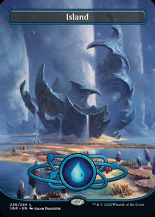 Foil】(236)□フルアート□《島/Island》[UNF] 土地 | 日本最大級 MTG 