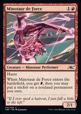 【Foil】《Minotaur de Force》[UNF] 赤C