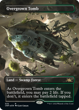 MTG 草むした墓 Overgrown Tomb ギャラクシーfoil-