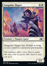 【Foil】《Sanguine Sipper》[UNF] 白C