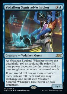 【Foil】《Vedalken Squirrel-Whacker》[UNF] 青R