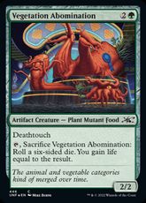 【ギャラクシー・Foil】(446)《Vegetation Abomination》[UNF-GF] 緑C