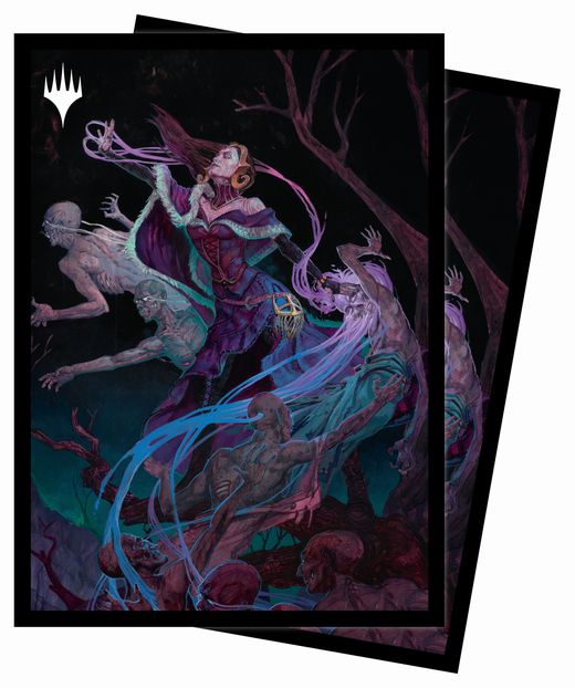 【未開封】MTG ちびコレクション リリアナ スリーブ ウルトラプロ 100枚 ウルトラ・プロ MTGデッキプロテクター 《最後の望み、リリアナ》100枚