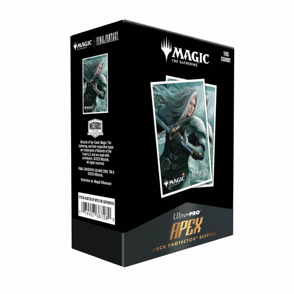 ウルトラ・プロ MTG  マジック：ザ・ギャザリング――FINAL FANTASY  エイペックス・デッキプロテクター 《星の継承者、セフィロス》105枚入り