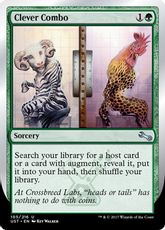 【Foil】《Clever Combo》[UST] 緑U