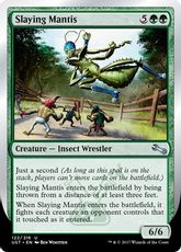 【Foil】《Slaying Mantis》[UST] 緑U