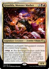 【Foil】《Grusilda, Monster Masher》[UST] 金R