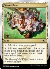 【Foil】《Secret Base》(The Order of the Widget )[UST] 土地C