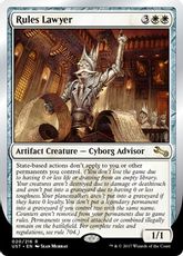 【Foil】《Rules Lawyer》[UST] 白R