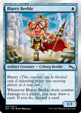 【Foil】《Blurry Beeble》[UST] 青C