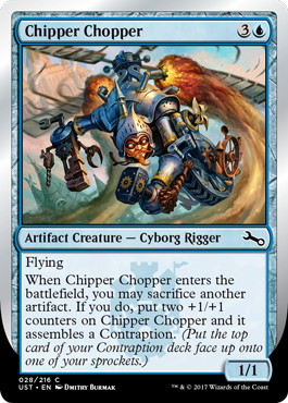 【Foil】《Chipper Chopper》[UST] 青C