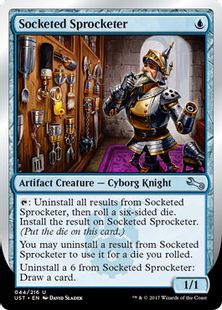 【Foil】《Socketed Sprocketer》[UST] 青U