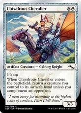 【Foil】《Chivalrous Chevalier》[UST] 白C