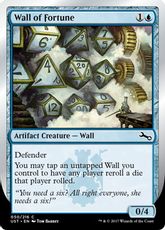 【Foil】《Wall of Fortune》[UST] 青C