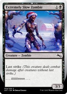 【Foil】《Extremely Slow Zombie》(Winter)[UST] 黒C